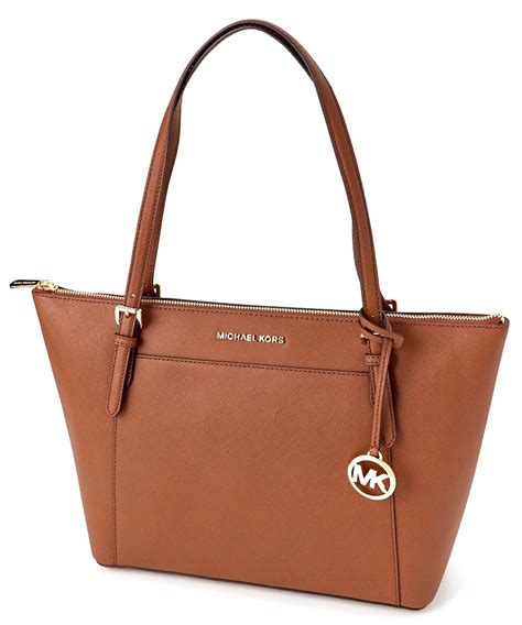 michael kors shopper 35t8gc6t9l|Michael Kors Ciara LG Tote Bag Leather Luggage (35T8GC6T9L).